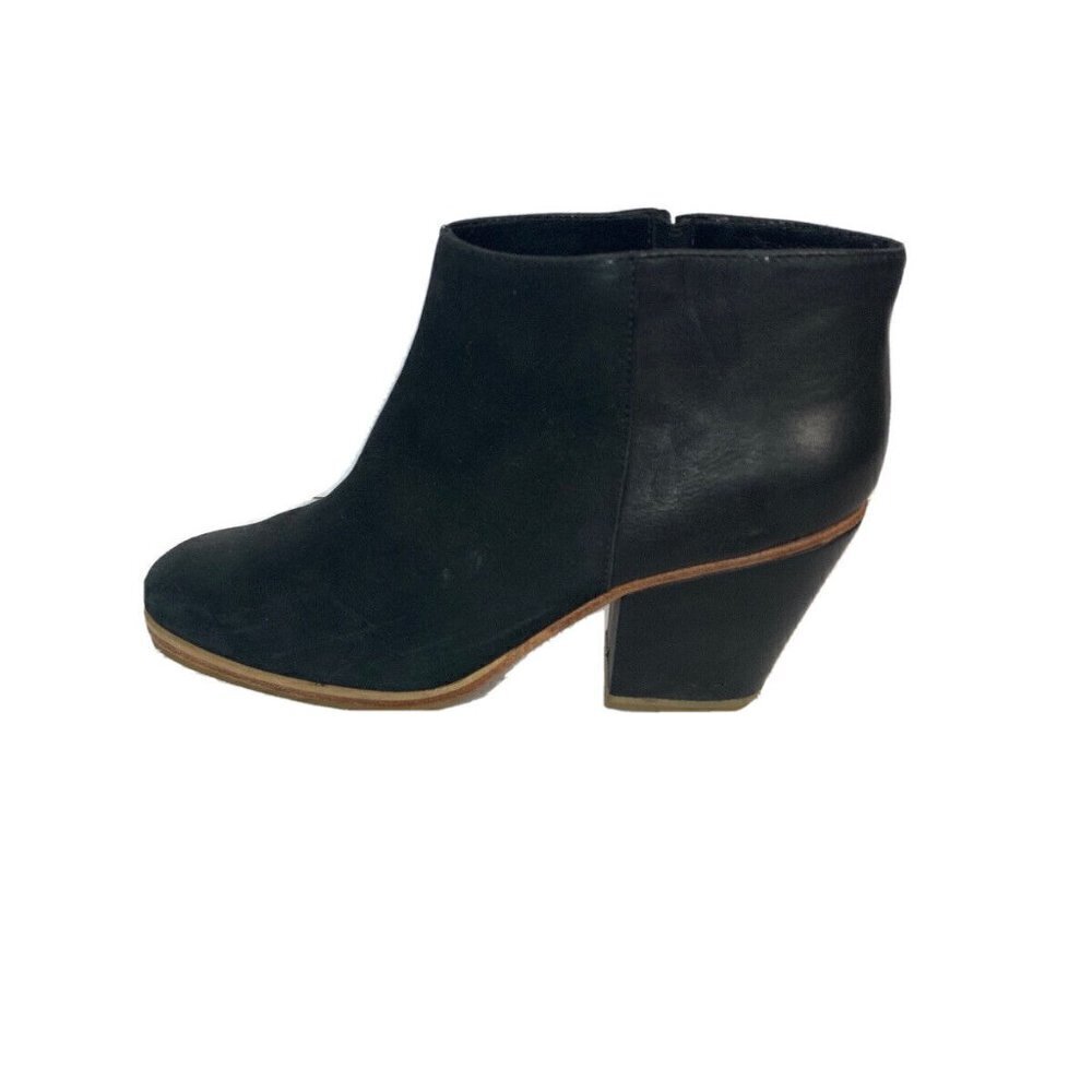 RACHEL COMEY Mars Black Leather Ankle Booties - Picture 5 of 12